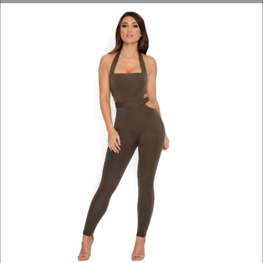 Oh Polly Olive green Jumpsuit size 0